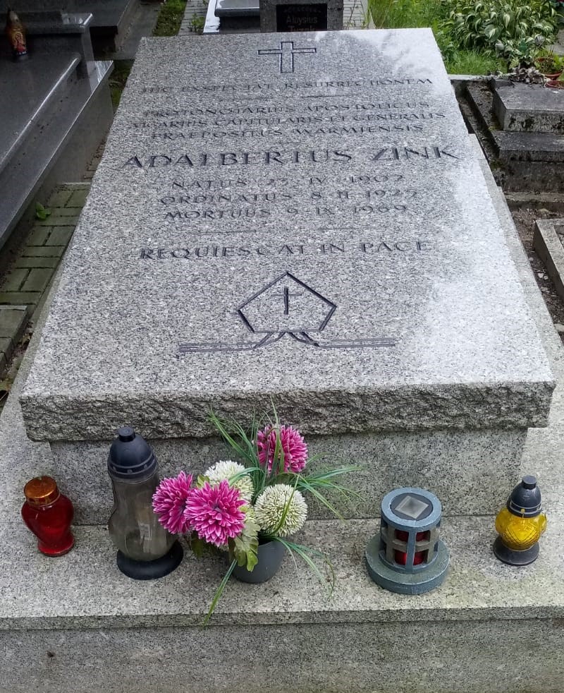 Grób ks. Wojciecha Zink